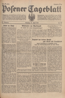 Posener Tageblatt. Jg.74, nr 98 (28 April 1935) + dod.