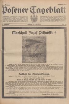 Posener Tageblatt. Jg.74, Nr. 110 (14 Mai 1935) + dod.