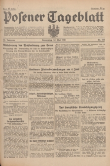 Posener Tageblatt. Jg.74, Nr. 124 (30 Mai 1935) + dod.