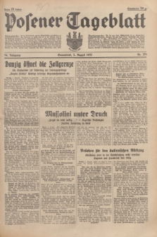 Posener Tageblatt. Jg.74, Nr. 176 (3 August 1935) + dod.