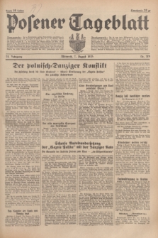 Posener Tageblatt. Jg.74, Nr. 179 (7 August 1935) + dod.