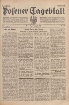 Posener Tageblatt. Jg.74, Nr. 180 (8 August 1935) + dod.