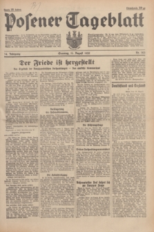 Posener Tageblatt. Jg.74, Nr. 183 (11 August 1935) + dod.