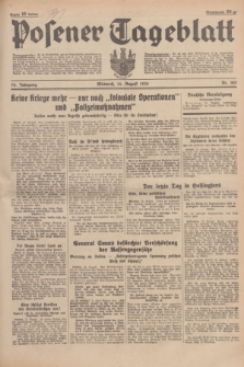Posener Tageblatt. Jg.74, Nr. 185 (14 August 1935) + dod.