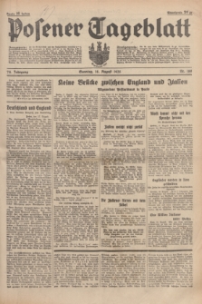 Posener Tageblatt. Jg.74, Nr. 188 (18 August 1935) + dod.