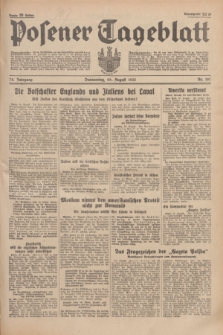 Posener Tageblatt. Jg.74, Nr. 197 (29 August 1935) + dod.