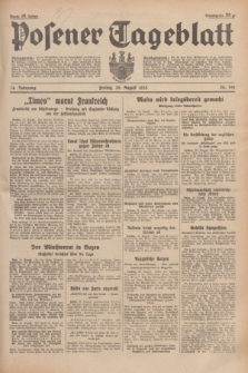 Posener Tageblatt. Jg.74, Nr. 198 (30 August 1935) + dod.