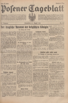 Posener Tageblatt. Jg.74, Nr. 199 (31 August 1935) + dod.