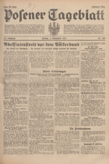 Posener Tageblatt. Jg.74, Nr. 204 (6 September 1935) + dod.