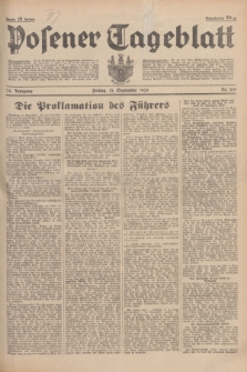 Posener Tageblatt. Jg.74, Nr. 210 (13 September 1935) + dod.