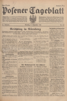 Posener Tageblatt. Jg.74, Nr. 213 (17 September 1935) + dod.