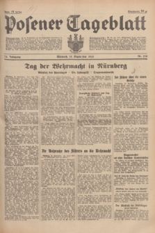 Posener Tageblatt. Jg.74, Nr. 214 (18 September 1935) + dod.