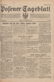 Posener Tageblatt. Jg.74, Nr. 216 (20 September 1935) + dod.