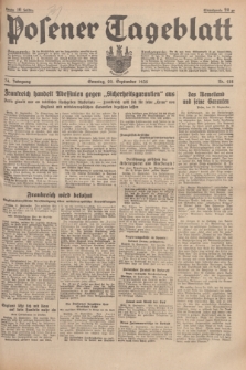 Posener Tageblatt. Jg.74, Nr. 218 (22 September 1935) + dod.
