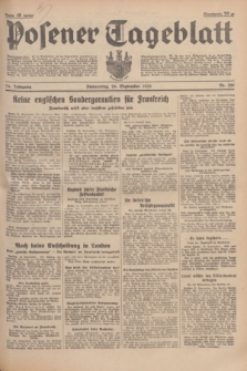 Posener Tageblatt. Jg.74, Nr. 221 (26 September 1935) + dod.