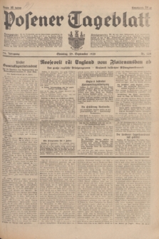 Posener Tageblatt. Jg.74, Nr. 224 (29 September 1935) + dod.