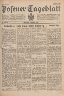 Posener Tageblatt. Jg.74, Nr. 227 (3 Oktober 1935) + dod.