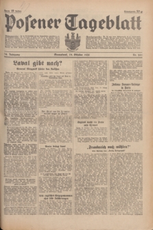 Posener Tageblatt. Jg.74, Nr. 241 (19 Oktober 1935) + dod.