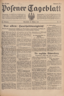 Posener Tageblatt. Jg.74, Nr. 247 (26 Oktober 1935) + dod.