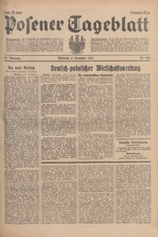 Posener Tageblatt. Jg.74, Nr. 255 (6 November 1935) + dod.