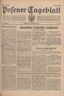 Posener Tageblatt. Jg.74, Nr. 258 (9 November 1935) + dod.