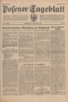 Posener Tageblatt. Jg.74, Nr. 264 (16 November 1935) + dod.