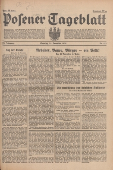 Posener Tageblatt. Jg.74, Nr. 271 (24 November 1935) + dod.