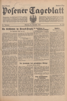 Posener Tageblatt. Jg.74, Nr. 272 (26 November 1935) + dod.