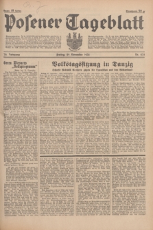 Posener Tageblatt. Jg.74, Nr. 275 (29 November 1935) + dod.