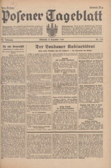 Posener Tageblatt. Jg.74, Nr. 279 (4 Dezember 1935) + dod.