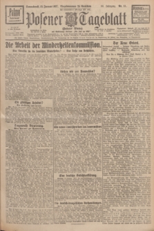 Posener Tageblatt (Posener Warte). Jg.66, Nr. 11 (15 Januar 1927) + dod.