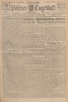 Posener Tageblatt (Posener Warte). Jg.66, Nr. 12 (16 Januar 1927) + dod.