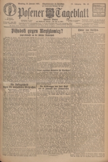 Posener Tageblatt (Posener Warte). Jg.66, Nr. 19 (25 Januar 1927) + dod.