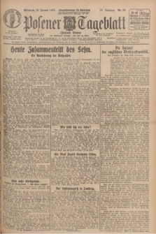Posener Tageblatt (Posener Warte). Jg.66, Nr. 20 (26 Januar 1927) + dod.