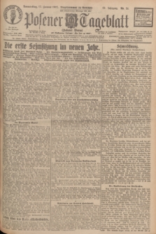 Posener Tageblatt (Posener Warte). Jg.66, Nr. 21 (27 Januar 1927) + dod.