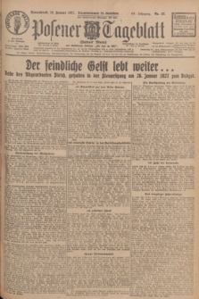 Posener Tageblatt (Posener Warte). Jg.66, Nr. 23 (29 Januar 1927) + dod.