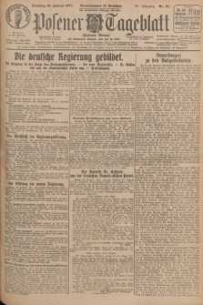 Posener Tageblatt (Posener Warte). Jg.66, Nr. 24 (30 Januar 1927) + dod.