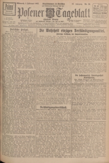 Posener Tageblatt (Posener Warte). Jg.66, Nr. 26 (2 Februar 1927) + dod.