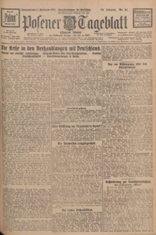 Posener Tageblatt (Posener Warte). Jg.66, Nr. 34 (12 Februar 1927) + dod.