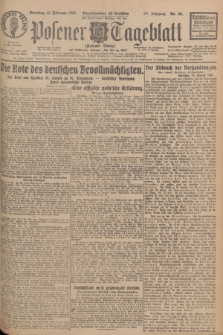 Posener Tageblatt (Posener Warte). Jg.66, Nr. 36 (15 Februar 1927) + dod.