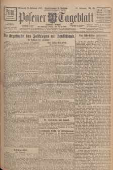 Posener Tageblatt (Posener Warte). Jg.66, Nr. 43 (23 Februar 1927) + dod.