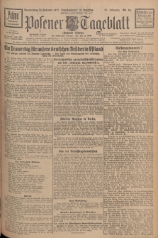 Posener Tageblatt (Posener Warte). Jg.66, Nr. 44 (24 Februar 1927) + dod.