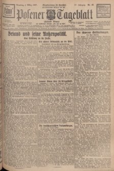 Posener Tageblatt (Posener Warte). Jg.66, Nr. 48 (1 März 1927) + dod.