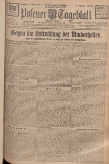 Posener Tageblatt (Posener Warte). Jg.66, Nr. 60 (15 März 1927) + dod.