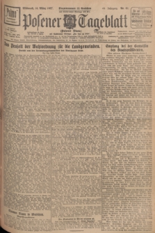 Posener Tageblatt (Posener Warte). Jg.66, Nr. 61 (16 März 1927) + dod.