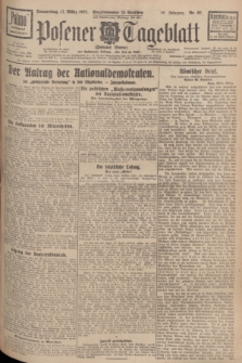 Posener Tageblatt (Posener Warte). Jg.66, Nr. 62 (17 März 1927) + dod.