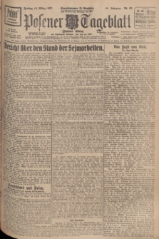 Posener Tageblatt (Posener Warte). Jg.66, Nr. 63 (18 März 1927) + dod.