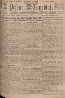 Posener Tageblatt (Posener Warte). Jg.66, Nr. 65 (20 März 1927) + dod.