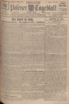 Posener Tageblatt (Posener Warte). Jg.66, Nr. 66 (22 März 1927) + dod.