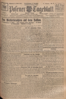 Posener Tageblatt (Posener Warte). Jg.66, Nr. 67 (23 März 1927) + dod.